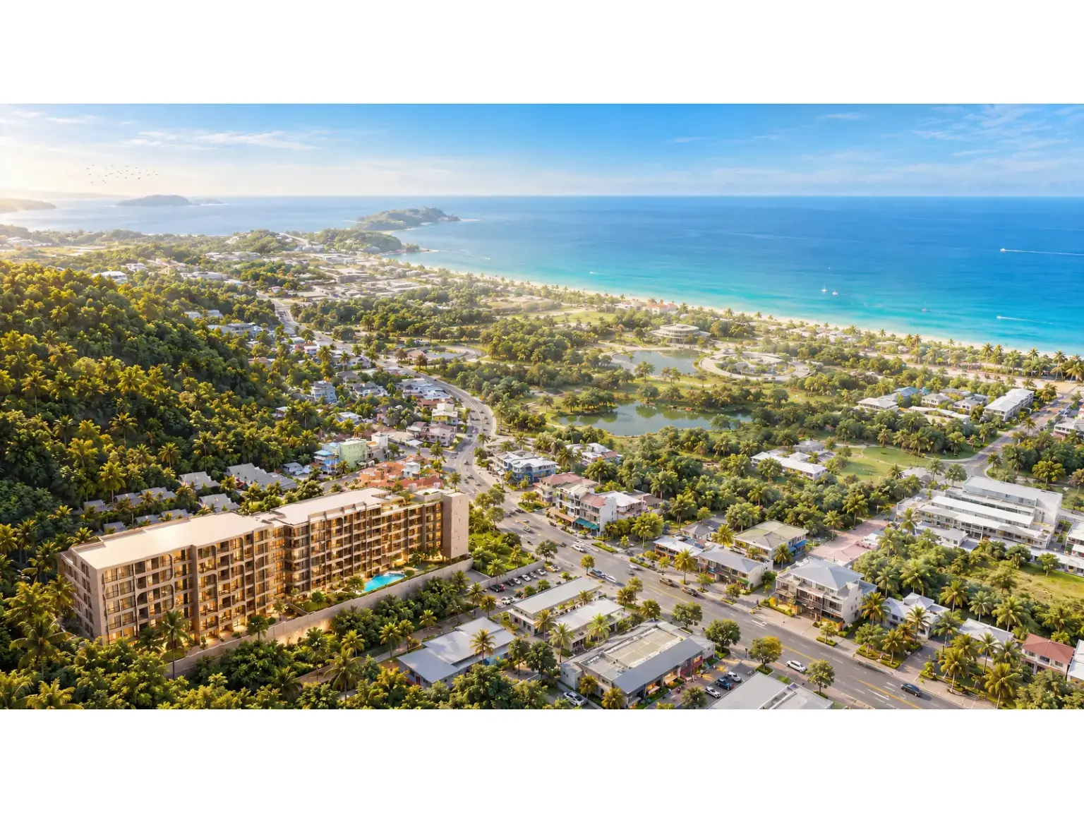 Vibe Downtown Karon — aerial view