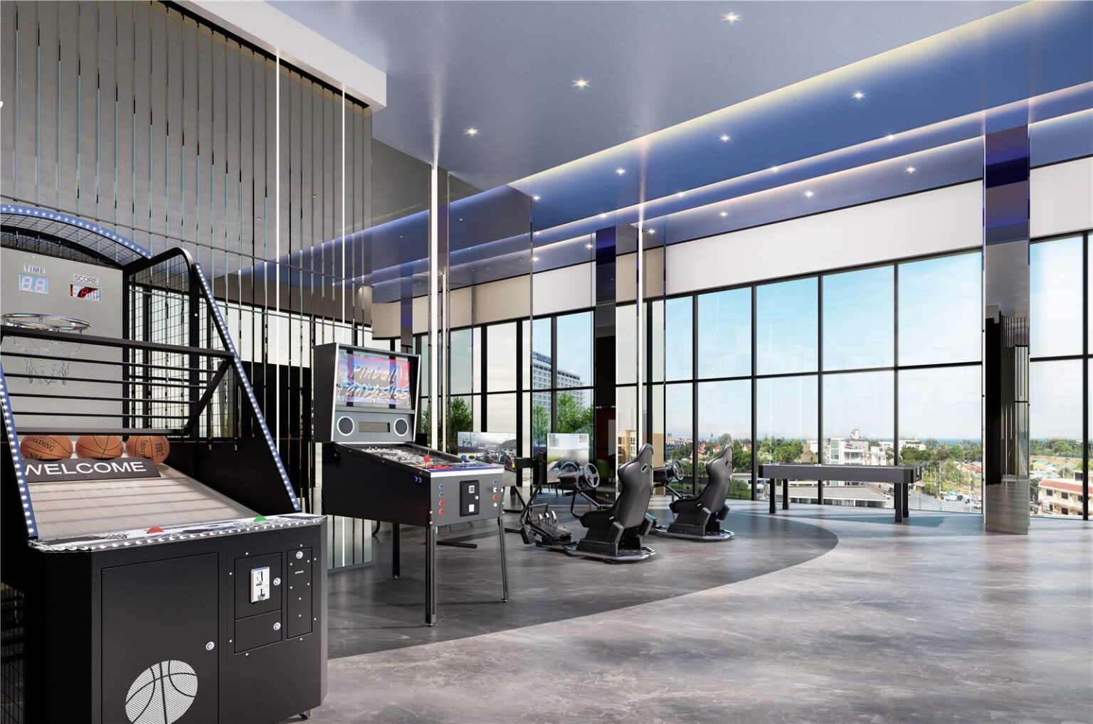 Game Arcade at Aquarous Jomtien Pattaya – developer rendering
