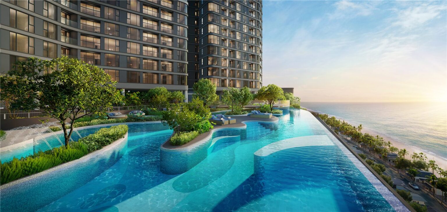 Lazy Pool at Aquarous Jomtien Pattaya – developer rendering
