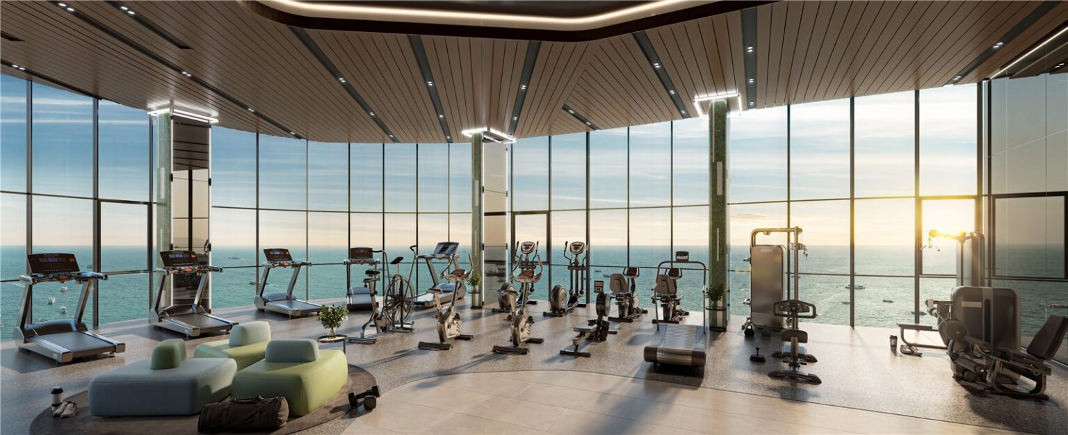 Sky Fitness at Aquarous Jomtien Pattaya – developer rendering