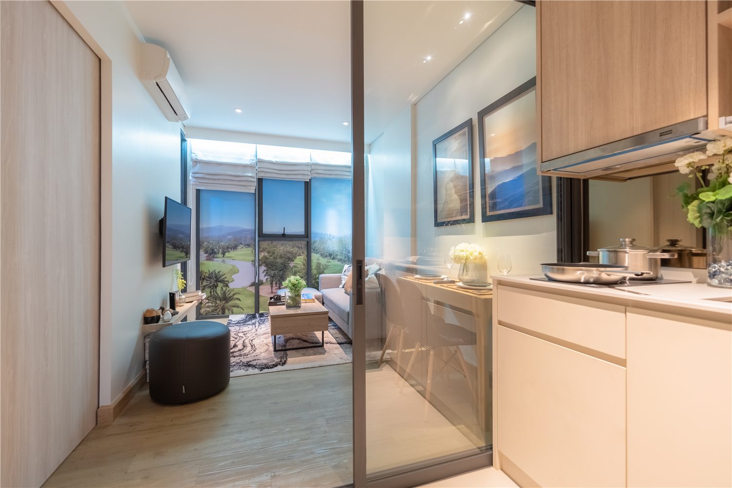 Living area of Skypark apartment type B