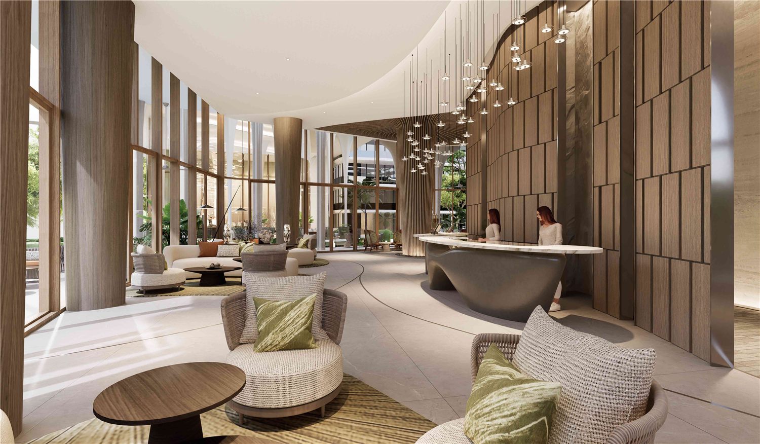Лобби отеля Garrya Phuket — рендер