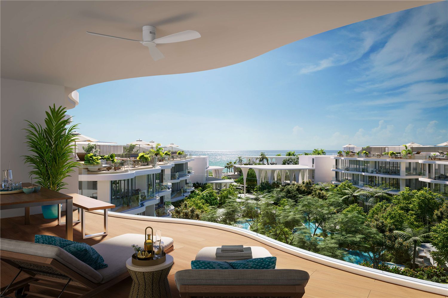 Терраса пентхауса Peony Garrya Phuket — рендер