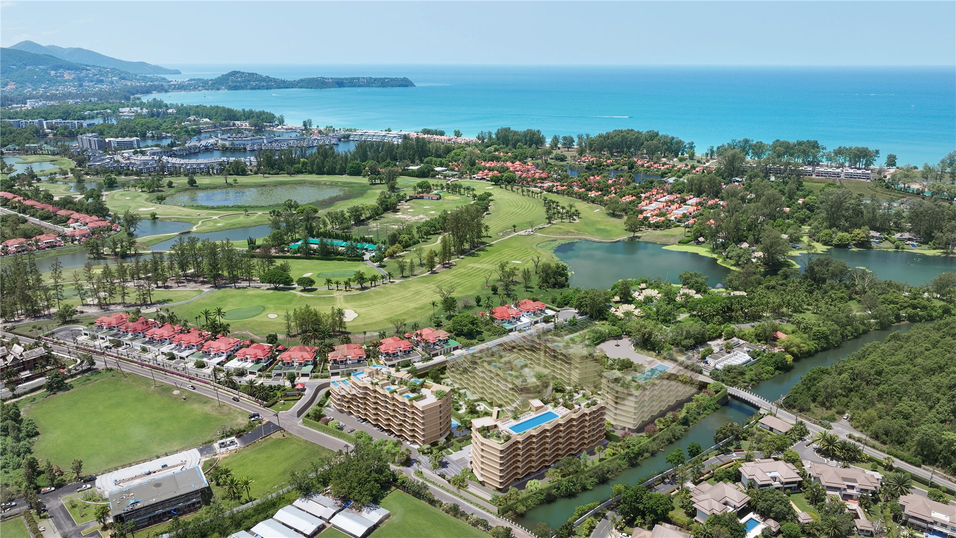 Bellaguna Golf Residences site within Laguna Phuket