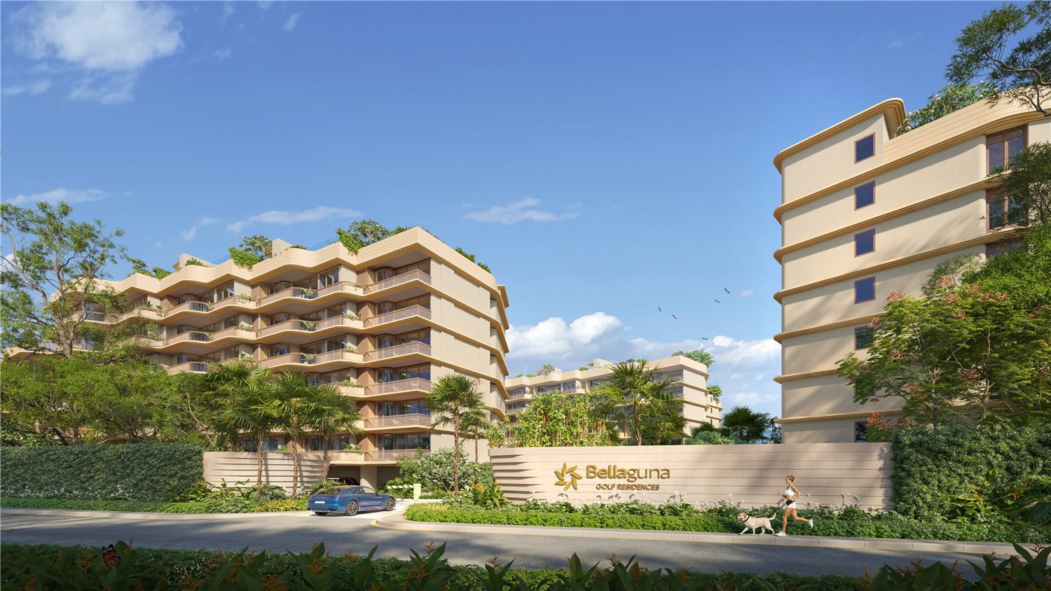 Bellaguna Golf Residences main entrance