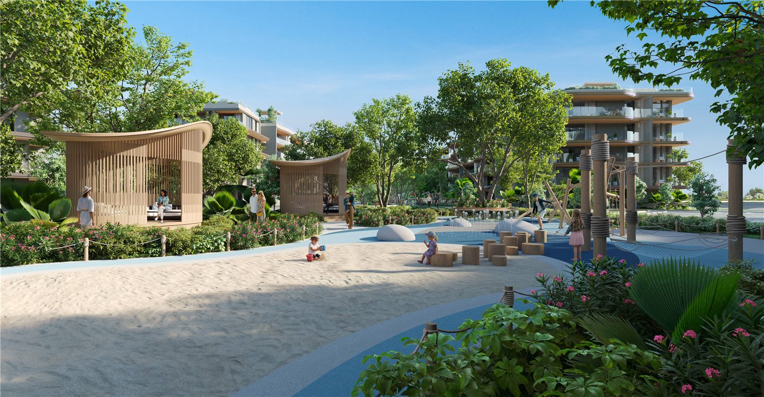 Children’s play area in Bellaguna Lotus gardens