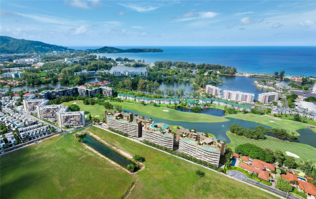 Angsana Golf Residences Topaz overlooking the golf course