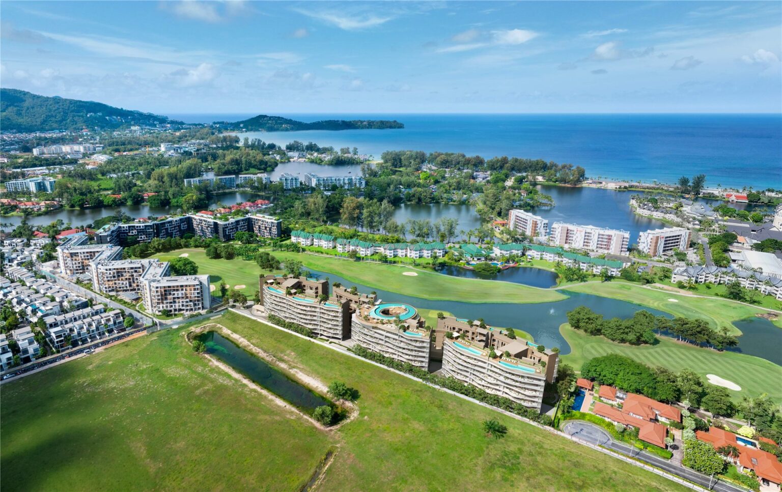 Angsana Golf Residences Topaz overlooking the golf course