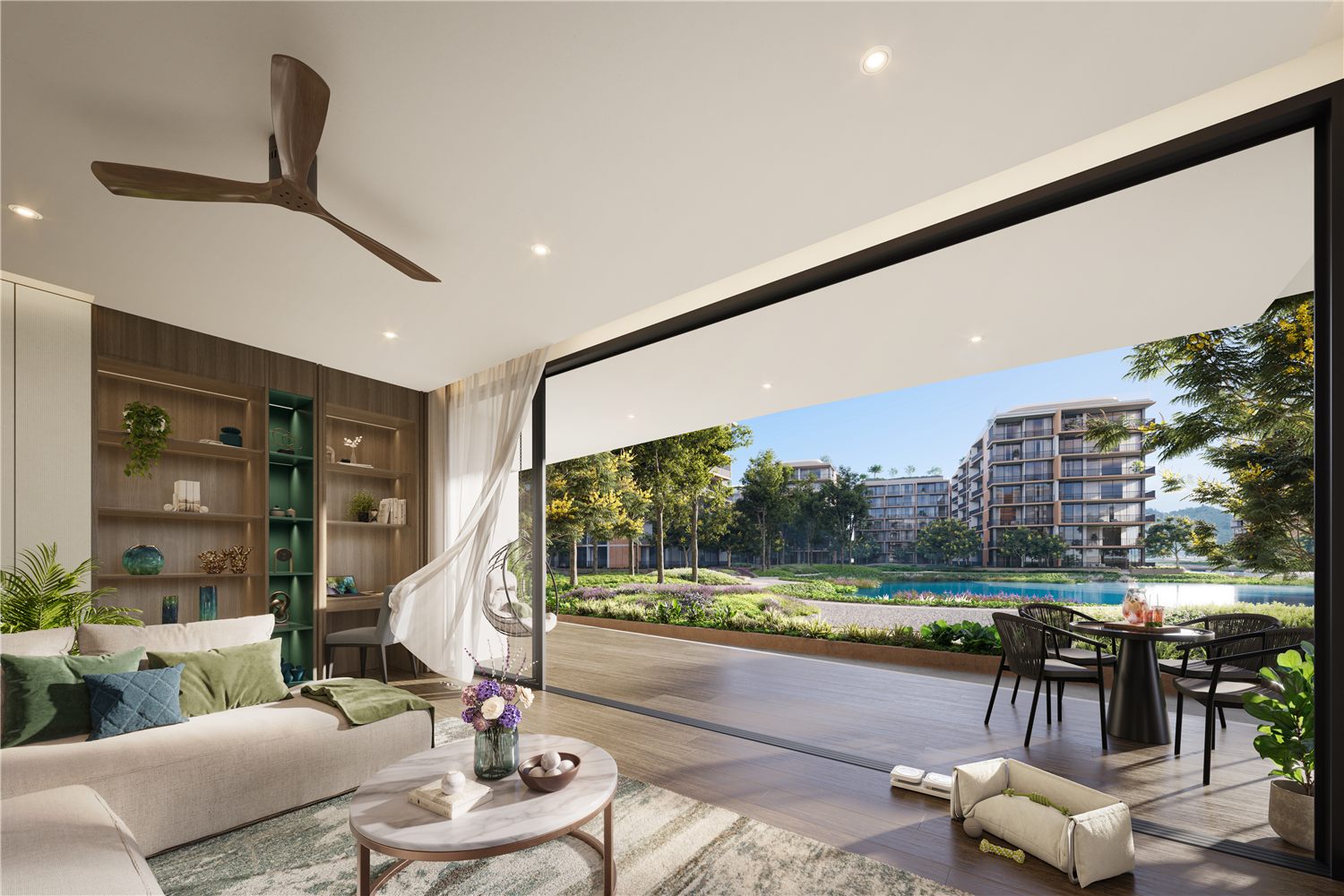 Three-bedroom Skypark Elara apartment interior