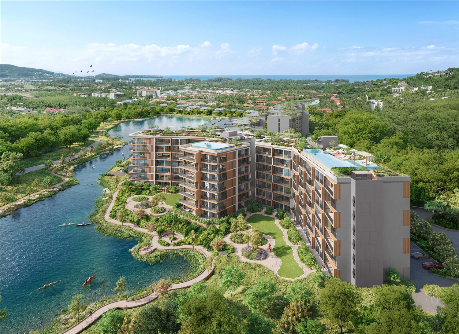 Skypark Elara residential buildings and landscaped grounds
