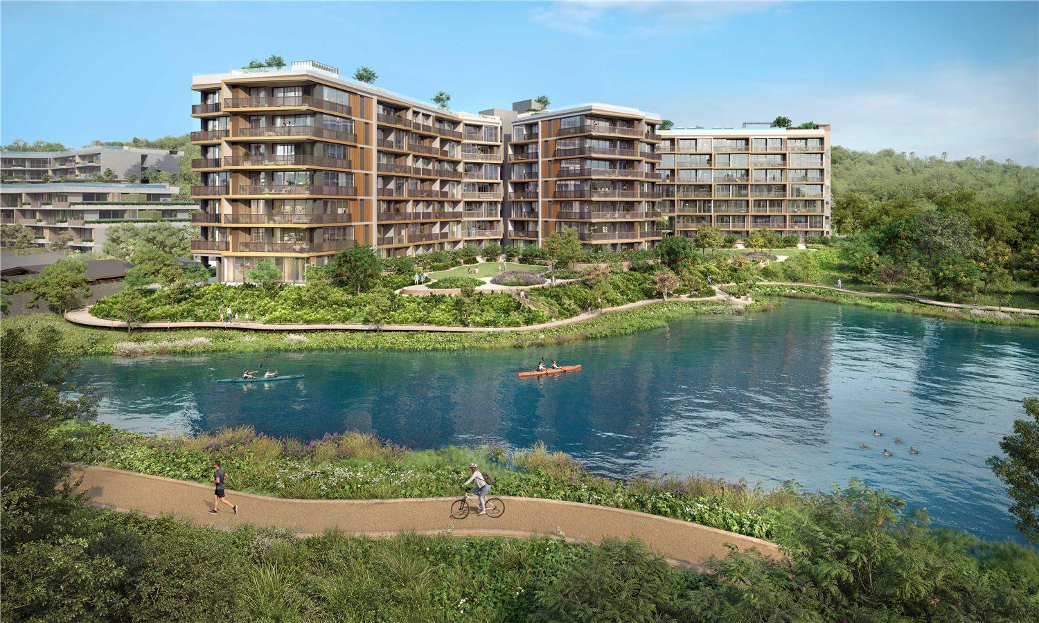 Outdoor recreation spaces of Elara