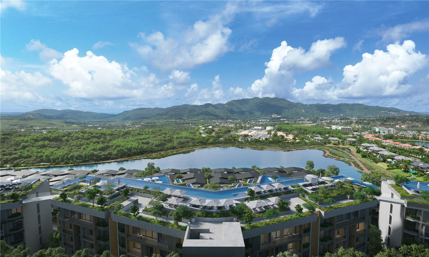 Seven-storey Waterside condominium building