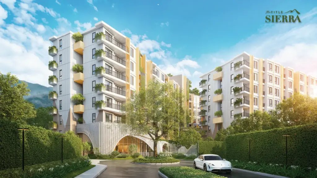 The Title Sierra Bang Tao — residential entrance and tropical landscaping