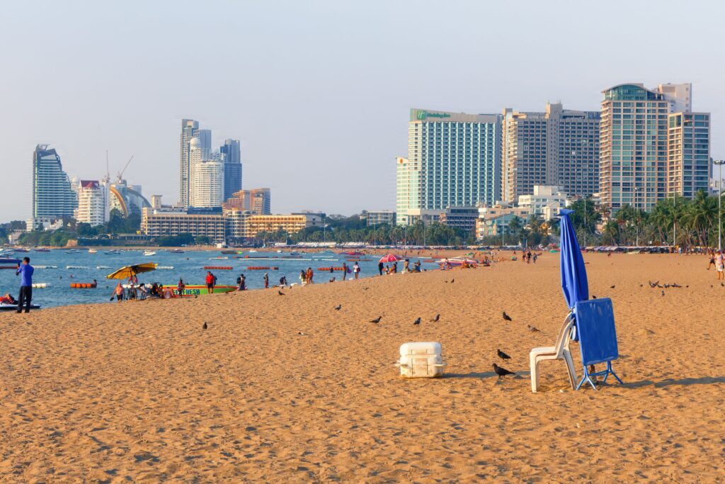 Pattaya coastal landscape, Thailand
