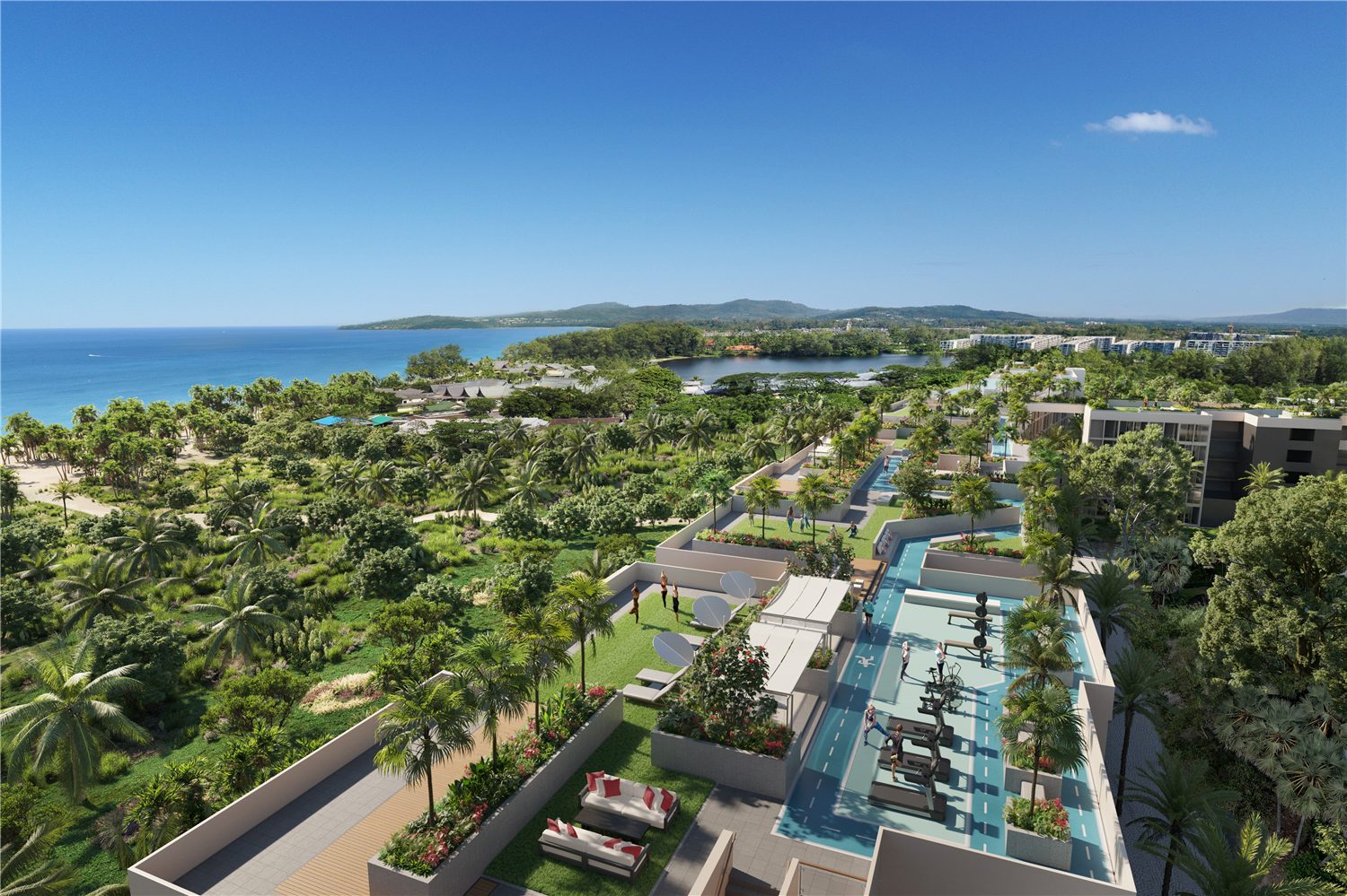 Rooftop community space in Reef