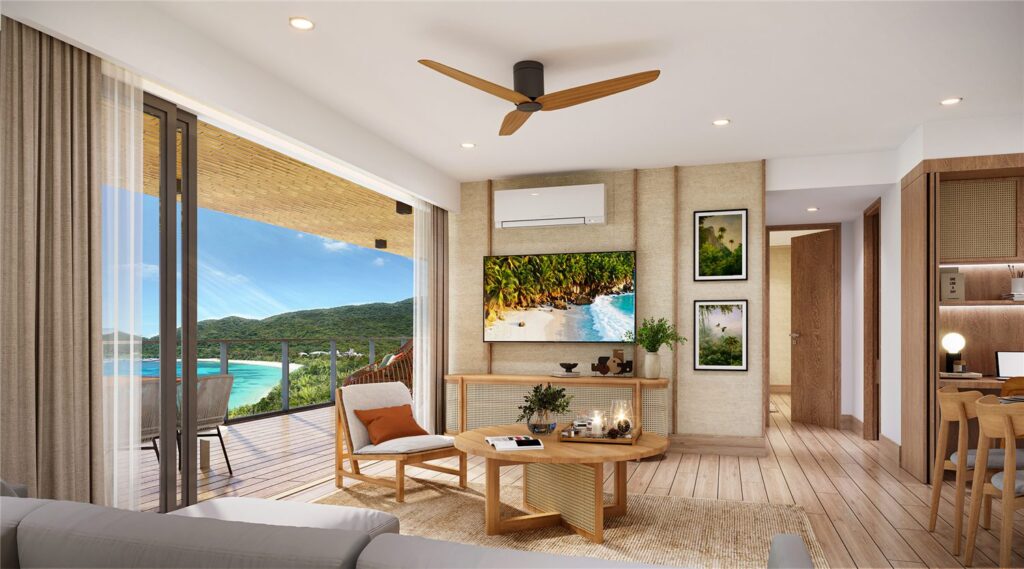 Three-bedroom Laguna Reef living room