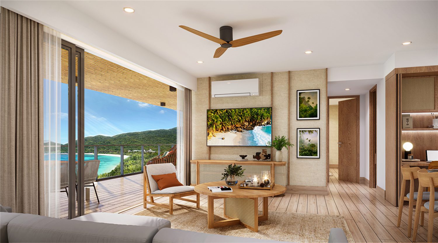 Three-bedroom Laguna Reef living room