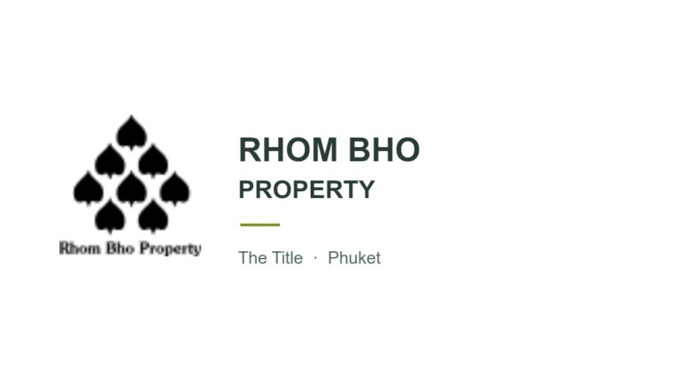 Official Rhom Bho Property logo — The Title developer