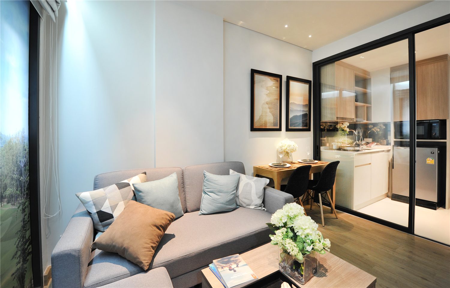 Living and lounge zone of Type B residence