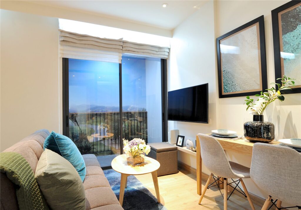 Skypark Celeste one-bedroom living area