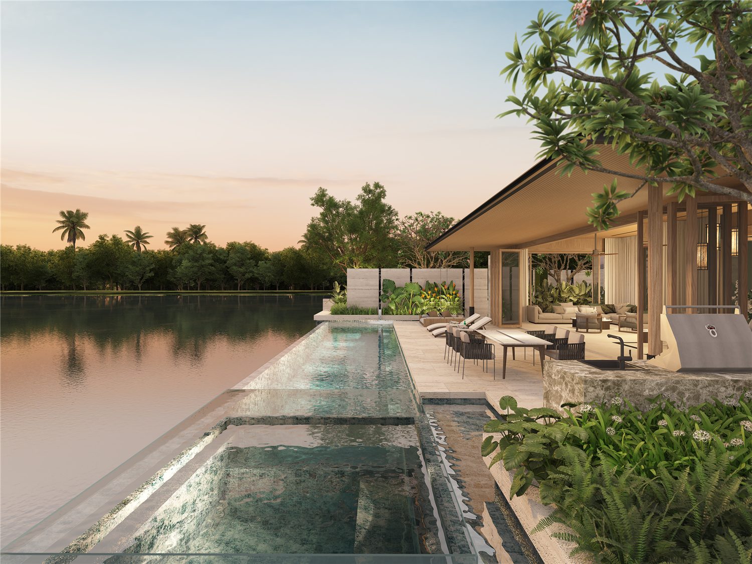 Four-bedroom villa format in the Yara collection