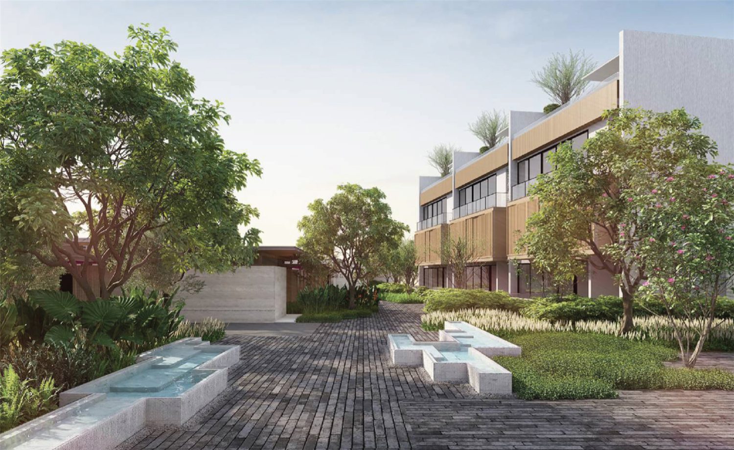 Private entrance area at Yara luxury villa
